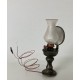 Lampada a petrolio lunga con riflettore - 3,5 V - per  statue cm 10