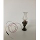 Lampada a petrolio  lunga - 12 V - per statue cm 10